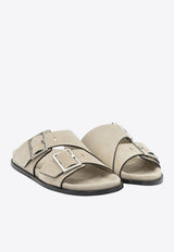 ALOHAS Alba Buckled Suede Sandals Beige S10118501_35d97553-35c9-4bcd-8cf9-bcf289a7f46c