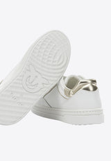 PINKO Love Birds Logo Leather Sneakers White SS0159P001ZHC_b399a159-8e14-4f7c-b131-8eb2c4f9a9b6