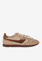 Autry Windspin Pony Hair Low-Top Sneakers Brown WSLWYN_03