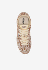Autry Windspin Pony Hair Low-Top Sneakers Brown WSLWYN_04