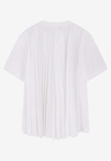 Sacai Asymmetric Crewneck T-shirt White 2608544101_White_54429838