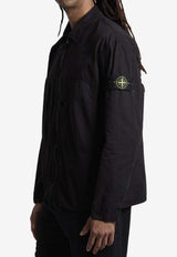 Stone Island Ripstop Logo Overshirt Black L1S151200005-S0298-V0029