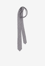 Prada Printed Silk Tie Gray UCR511ABP_F0276