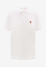 AMI PARIS Ami De Coeur Polo T-shirt White BFUPL001760100_White_48013869