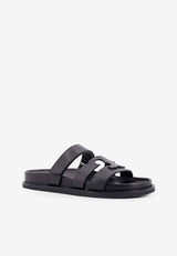 Tory Burch Ines Leather Flat Sandals Black 161636006_Dustyalmond_40005171