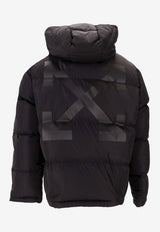 Off-White Diag Arrow High-Neck Puffer Jacket Black OMED066F25FAB001_1010
