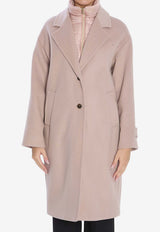 Herno Wool Buttoned Coat Pink CA000594D-33477-4135