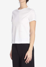 Max Mara Nerina Embroidered T-shirt White 2511971018600-13072-001