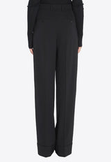 Dolce & Gabbana Tailored Wool Pants Black FTBM0T-GDC7Q-N0000