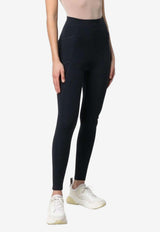 Stella McCartney Logo Print Scuba Leggings Black 603681SPW054000