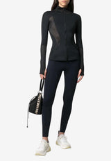Stella McCartney Logo Print Scuba Leggings Black 603681SPW054000