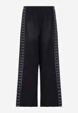 Logo Embroidery Tracksuit Pants
