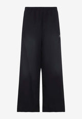 Logo Embroidery Tracksuit Pants