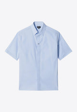 Fendi Short-Sleeved Boxy Shirt Light Blue FS0795AVDL/S_FENDI-F1D3B