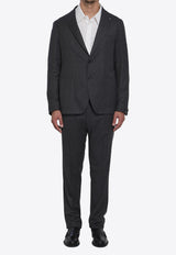 Tagliatore Single-Breasted Wool and Silk Suit Gray 2SMC22K01-520038-S1227