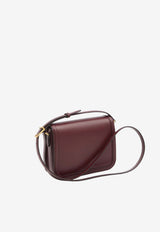 Valentino 9TO5 Leather Shoulder Bag Bordeaux 7W2B0R46-UHF-AFJ