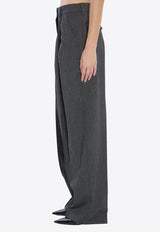 TheLatest Cara Wide-Leg Tailored Pants Gray 3116W0218-ABTP-T0012