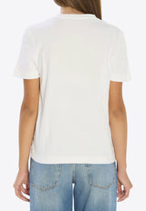Jacquemus Gros Grain Slim T-shirt White TSW00550A-J00029-100