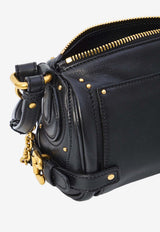 Chloé Small Paddington Grained Leather Crossbody Bag Black CH25WS803P75--001