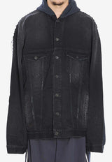 Balenciaga Oversized Faded Jacket Black 850703-TTW67-1037