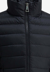 Moncler Kids Boys Logo Patch Zip-Up Jacket Blue 9B00005-KM1122742_0263cc42-0417-4ac6-aaf7-3429f726b4c6