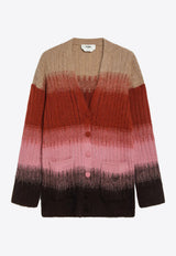 Fendi Oversized Mohair Blend Cardigan Multicolor FZE540AYLT/R_FENDI-F1TIN