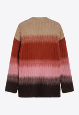 Fendi Oversized Mohair Blend Cardigan Multicolor FZE540AYLT/R_FENDI-F1TIN