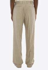 PT Torino Edge Straight-Leg Pants Beige COAFX5ZA0FWD-FN12-0060