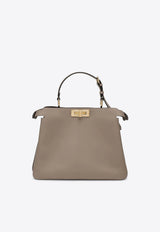 Fendi Medium Peekaboo Soft Leather Shoulder Bag Dove 8BN353AOVH/R_FENDI-F0E65