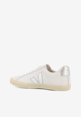 Veja Esplar Leather Low-Top Sneakers White EO0203883AWHITE SILVER_White_48900895