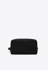 Fendi Medium FF Jacquard Toiletry Case Black 7N0141AVC6/S_FENDI-F1USQ