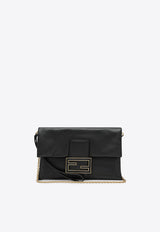 Fendi Mamma Baguette Nappa Leather Pouch Bag Black 8M0538ABVE/S_FENDI-F0KUR