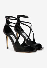 Jimmy Choo Azia 95 Patent Leather Sandals Black AZIA 95PATBLACK_06770236-36fd-45a6-9752-d0bf660f6411