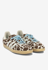Adidas Originals Samba OG Giraffe Print Low-Top Sneakers Brown KI6669CRLI/IVORY/GUM3_1d2a846d-190c-49ea-b2d3-13ac0d3651b5