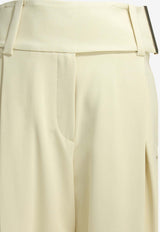 Sportmax Soblo Straight-Leg Tailored Pants White 2612131073650SPSOBLO006_2e317e8d-e0a8-4e11-9888-1b9c6b6ad6df