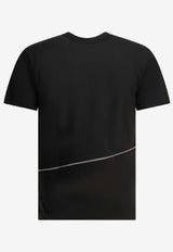 Comme Des Garçons Shirt Zipped Crewneck T-shirt Black FQ-T012-S261 BLACK_21697960-ebf4-4456-8231-70a7b1dc3af3