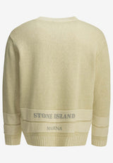 Stone Island Logo Knitted Sweater Beige 5100043S00XGV0M93_7cd61385-9816-43e4-9c3c-8f56fd8b5a9a