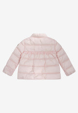 Moncler Kids Baby Girls Nazife Zip-Up Down Jacket Pink NAZIFE1A00008-597YF503_5598a500-c89c-4fd9-97bb-687be44ce382