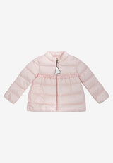 Moncler Kids Baby Girls Nazife Zip-Up Down Jacket Pink NAZIFE1A00008-597YF503_5598a500-c89c-4fd9-97bb-687be44ce382