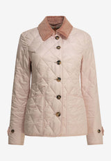 Burberry Quilted Buttoned Jacket Pink 8123508_49ee6792-0ede-4b30-9ebd-863a2e341499