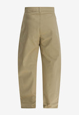Moncler Kids Boys Logo Patch Chino Pants Beige 2A00003-K598HQ21L_80e957f4-580e-41ff-8171-f6e2c364dcf9