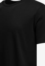 Herno Crewneck Piqué T-shirt Black JG000206U520599300_74681df3-2b28-4b68-9e51-16c62b75f609
