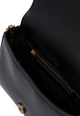 PINKO Small Love Slouchy Leather Crossbody Bag Black 104340A0QOZ99Q_78214