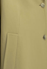 Herno Single-Breasted Twill Coat Beige CA000618D128772000_6d420971-7048-4aa0-8dba-264a6559231a