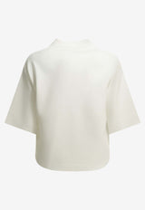 Max Mara Dolce V-neck Polo T-shirt White 2611361039600MXPDOLCE001_43c6f591-09da-44e7-aefb-d23529129170