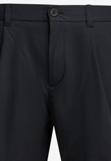 Herno Cargo Bermuda Shorts with Metal-Logo Blue PT000182U12503Z9200_f093162f-7ea5-4ffd-82b9-4bc2189ba496