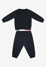 Moncler Kids Babies Logo Patch Tracksuit Set Black 8M00008-89AEB778_cce6c2c5-4878-4275-9567-115234301457