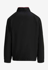Moncler Kids Boys Hilmi Zip-Up Rain Jacket Black HILMI1A00039-53A5E999_9b7bd278-d12a-4d03-b26d-db3df0d01dc7