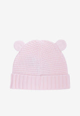 Moncler Kids Boys Teddy Bear Ears Wool Knit Beanie Pink 3B00005-M1131506_85139233-4ef5-45ec-9d68-1883fba8800f