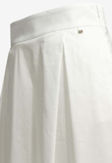 Herno Trapeze A-line Midi Skirt White GN000108D132881000_ffbd27c2-f42f-4039-97d1-71cb7fbd5c5b